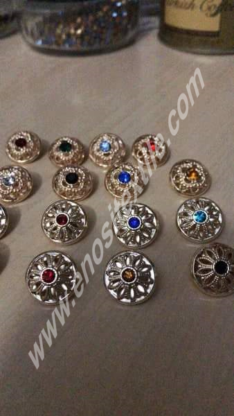 BUTTON Silver-Gold Buttons Accessories